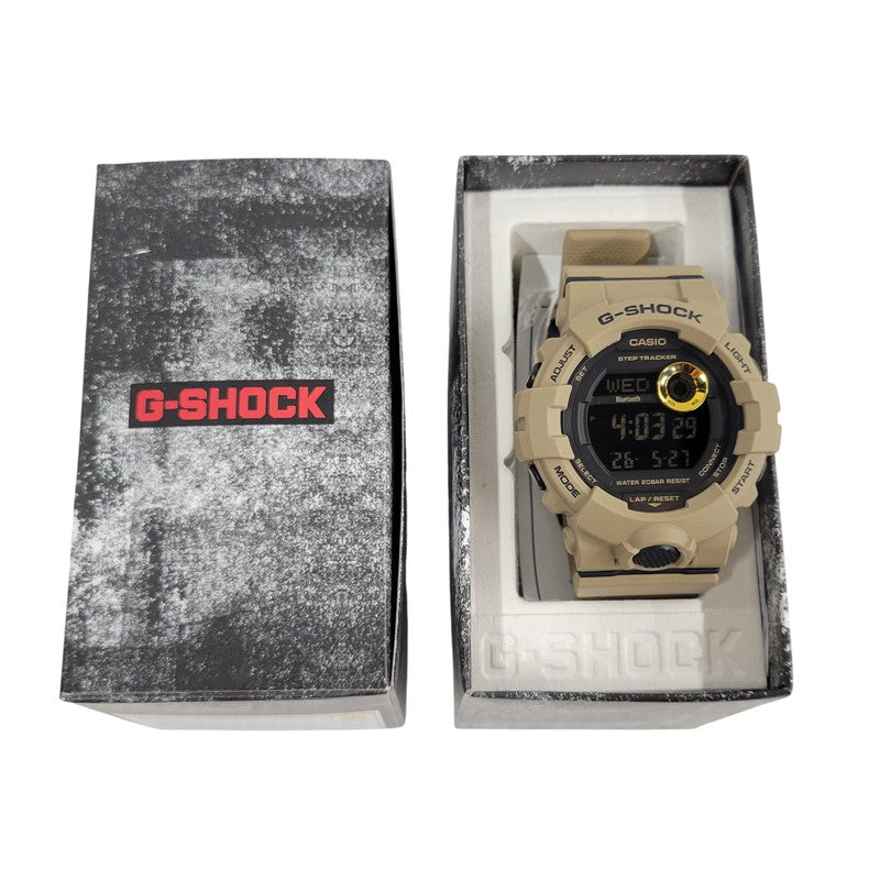 【中古美品】【メンズ/レディース】 G-SHOCK ジーショック GBD-800UC-5 腕時計 199-260527-as-09-izu サイズ：54.1 × 48.6 × 15.5 mm カラー：ベージュ系 万代Net店