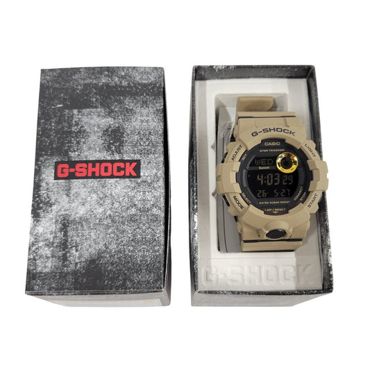 【中古美品】【メンズ/レディース】 G-SHOCK ジーショック GBD-800UC-5 腕時計 199-260527-as-09-izu サイズ：54.1 × 48.6 × 15.5 mm カラー：ベージュ系 万代Net店