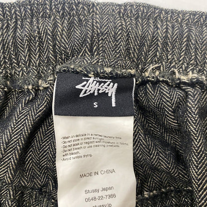 【中古品】【メンズ】 STUSSY ステューシー HERRINGBONE EASY PANTS ヘリンボーン イージーパンツ ボトムス 153-260702-ss-08-tei サイズ：S カラー：グレー系 万代Net店