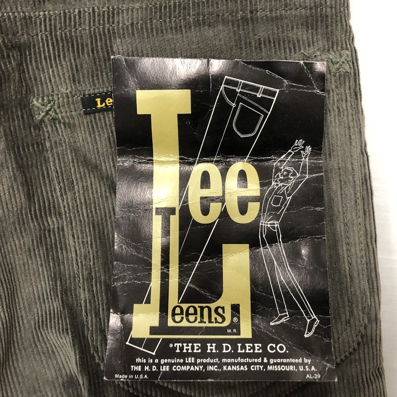 【中古品】【メンズ】 Lee リー LEENS CORDUROY PANTS MADE IN USA リーンズ コーデュロイ パンツ ボトムス アメリカ製 156-260710-ss-06-tei サイズ：28 カラー：グレー 万代Net店