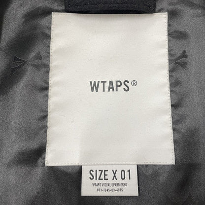 【中古品】【メンズ】 WTAPS ダブルタップス JFW-01 JACKET WONY. MELTON 232BRDT-JKM04 ウールメルトン ジャケット アウター 142-260725-ss-08-tei サイズ：01 カラー：ブラック 万代Net店