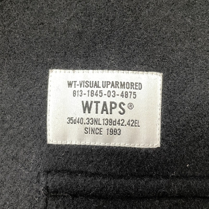 【中古品】【メンズ】 WTAPS ダブルタップス JFW-01 JACKET WONY. MELTON 232BRDT-JKM04 ウールメルトン ジャケット アウター 142-260725-ss-08-tei サイズ：01 カラー：ブラック 万代Net店