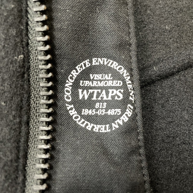 【中古品】【メンズ】 WTAPS ダブルタップス JFW-01 JACKET WONY. MELTON 232BRDT-JKM04 ウールメルトン ジャケット アウター 142-260725-ss-08-tei サイズ：01 カラー：ブラック 万代Net店