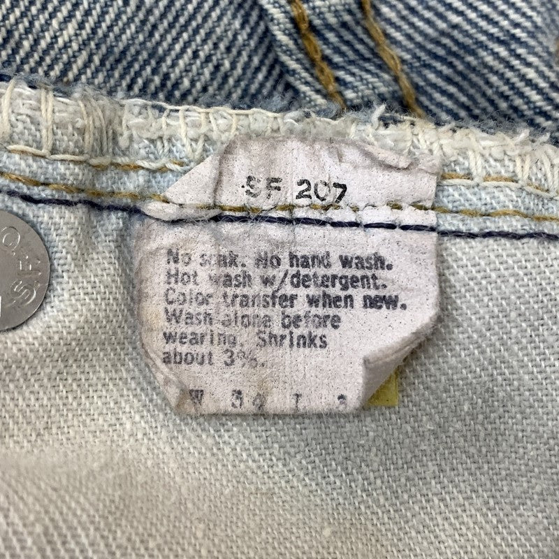 【現状渡し品】【メンズ】 Levi’s リーバイス 70’s 517 FLARED DENIM PANTS 70年代 フレアデニムパンツ ボトムス ジーンズ ボタン裏刻印 2G 42タロン 156-260810-ss-09-tei サイズ：不明 カラー：インディゴ 万代Net店