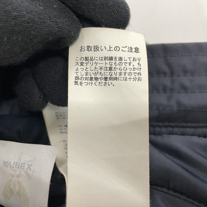 【現状渡し品】【メンズ】 AVIREX アヴィレックス CUSTOM CWU TOP GUN FLIGHT JACKET 6102176 カスタムトップガン フライトジャケット アウター ミリタリージャケット 145-260817-ss-08-tei サイズ：M/※使用感あり カラー：ネイビー 万代Net店