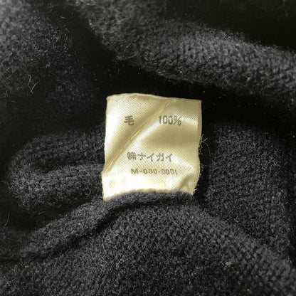【中古品】【メンズ】 POLO RALPH LAUREN ポロ ラルフローレン 90's LAMBSWOOL L/S POLO 90年代ラムウール ロングスリーブ ポロシャツ 長袖トップス 145-261003-ss-04-teih サイズ：M カラー：ネイビー 万代Net店