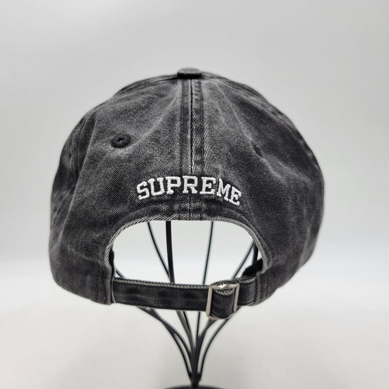【中古品】【メンズ/レディース】 Supreme シュプリーム PIGMENT PRINT S LOGO 6-PANEL ピグメント プリント Sロゴ 6パネル キャップ 帽子 185-261013-as-25-izu サイズ：F カラー：ブラック 万代Net店