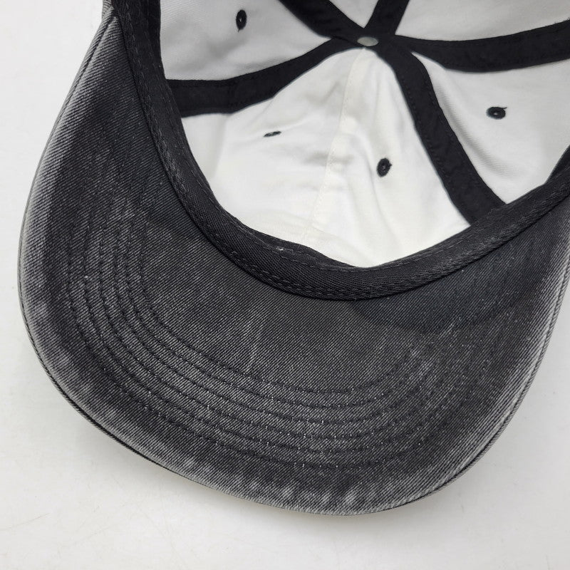 【中古品】【メンズ/レディース】 Supreme シュプリーム PIGMENT PRINT S LOGO 6-PANEL ピグメント プリント Sロゴ 6パネル キャップ 帽子 185-261013-as-25-izu サイズ：F カラー：ブラック 万代Net店
