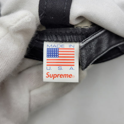 【中古品】【メンズ/レディース】 Supreme シュプリーム PIGMENT PRINT S LOGO 6-PANEL ピグメント プリント Sロゴ 6パネル キャップ 帽子 185-261013-as-25-izu サイズ：F カラー：ブラック 万代Net店