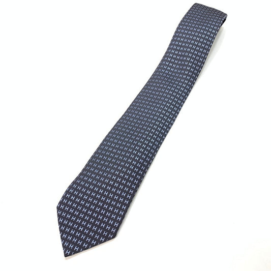 【中古美品】【メンズ】 HERMES エルメス H織り ネクタイ ブランド 183-251214-gm-26-fuz 万代Net店