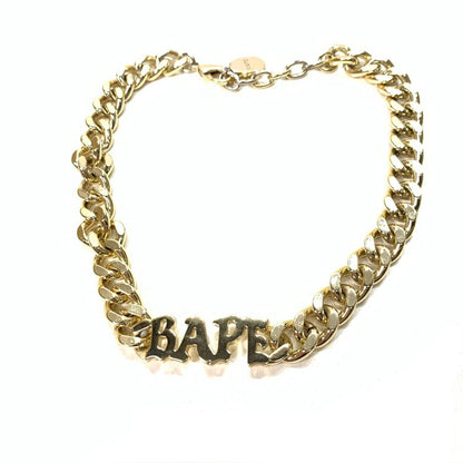 【中古品】【メンズ】 A BATHING APE アベイシングエイプ ゴールドチェーン ブランド ネックレス アクセサリー 192-250928-gm-43-fuz カラー：ゴールド 万代Net店
