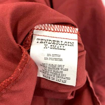 【中古品】【メンズ】 TENDERLOIN テンダーロイン 長袖シャツ トップス ブランド 古着 142-250525-gm-15-fuz サイズ：XS カラー：ワインレッド 万代Net店