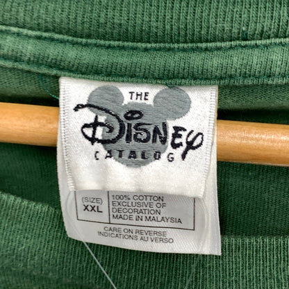 【中古品】【メンズ】 DISNEY 長袖Tシャツ カットソー トップス ブランド 古着 145-250803-gm-15-fuz サイズ：XXL カラー：グリーン 万代Net店
