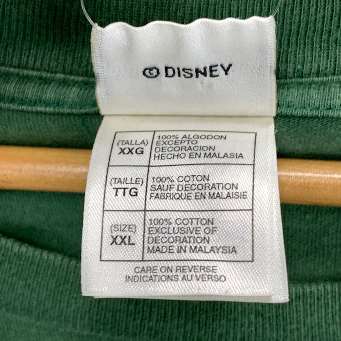 【中古品】【メンズ】 DISNEY 長袖Tシャツ カットソー トップス ブランド 古着 145-250803-gm-15-fuz サイズ：XXL カラー：グリーン 万代Net店