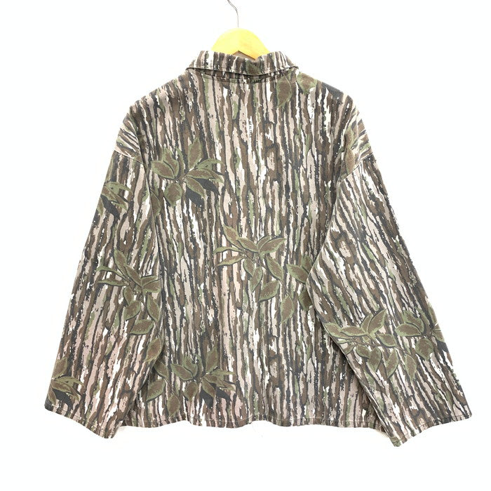 【中古品】【メンズ】 USED リアルツリー シャツジャケット アウター ブランド 古着 145-250817-gm-18-fuz サイズ：L カラー：総柄 万代Net店