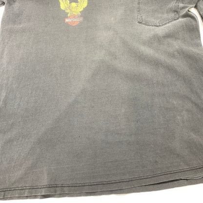 【現状渡し品】【メンズ】 HARLEY DAVIDSON ハーレーダビッドソン 00’s POCKET TEE COMPANY OF THE FUTURE 2000年代 ポケット Tシャツ カンパニーオブザフューチャー トップス 半袖 145-260308-gm-35-fuz サイズ：表記無し カラー：グレー 万代Net店