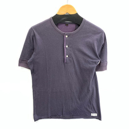 【中古品】【メンズ】 FREEWHEELERS POWER WEAR ヘンリーネックTシャツ 半袖Tシャツ カットソー ブランド 古着 145-260308-gm-36-fuz サイズ：38 カラー：ネイビー 万代Net店