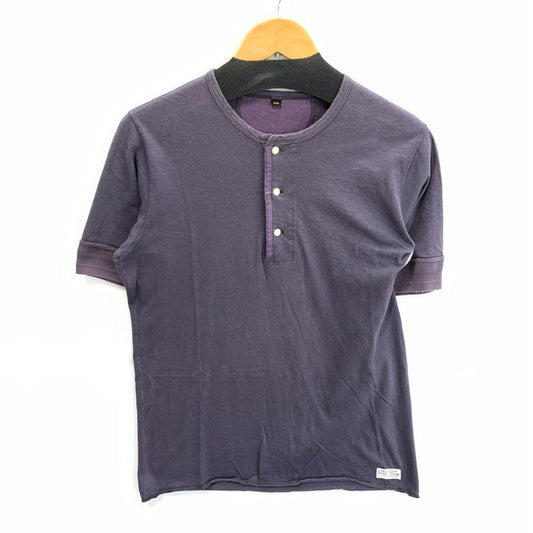 【中古品】【メンズ】 FREEWHEELERS POWER WEAR ヘンリーネックTシャツ 半袖Tシャツ カットソー ブランド 古着 145-260308-gm-36-fuz サイズ：38 カラー：ネイビー 万代Net店