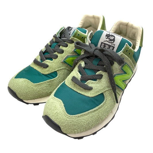 【中古美品】【メンズ】 NEW BALANCE ニューバランス STRAY RATS ML574RAU スニーカー 162-251206-gm-23-fuz サイズ：26.5cm カラー：グリーン 万代Net店