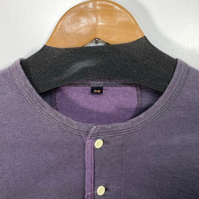 【中古品】【メンズ】 FREEWHEELERS POWER WEAR ヘンリーネックTシャツ 半袖Tシャツ カットソー ブランド 古着 145-260308-gm-36-fuz サイズ：38 カラー：ネイビー 万代Net店