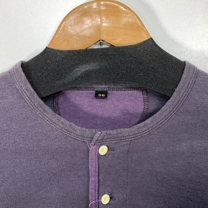 【中古品】【メンズ】 FREEWHEELERS POWER WEAR ヘンリーネックTシャツ 半袖Tシャツ カットソー ブランド 古着 145-260308-gm-36-fuz サイズ：38 カラー：ネイビー 万代Net店