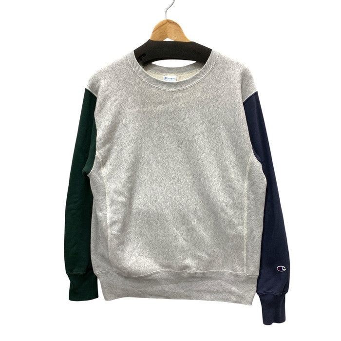【中古品】【メンズ】 Champion チャンピオン C3-S008 REVERSE WEAVE 復刻 青タグ スウェット トップス ブランド 古着 リバースウィーブ 148-251012-gm-09-fuz サイズ：L カラー：グレー マルチカラー 万代Net店