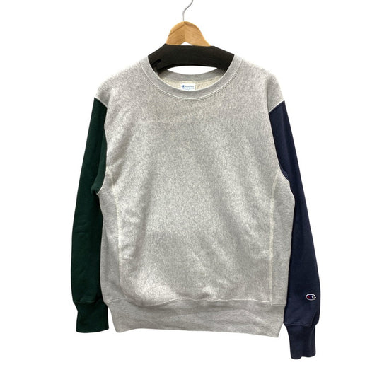 【中古品】【メンズ】 Champion チャンピオン C3-S008 REVERSE WEAVE 復刻 青タグ スウェット トップス ブランド 古着 リバースウィーブ 148-251012-gm-09-fuz サイズ：L カラー：グレー マルチカラー 万代Net店