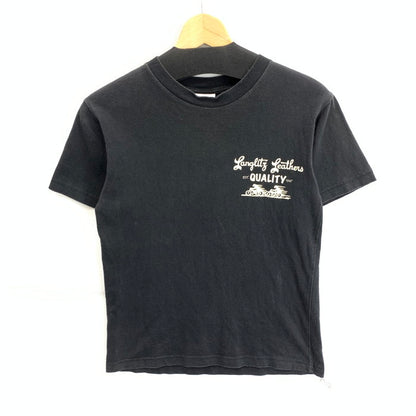 【中古品】【メンズ】 LANGLITZ LEATHERS 半袖Tシャツ カットソー ブランド 古着 145-260308-gm-37-fuz サイズ：XS カラー：ブラック 万代Net店