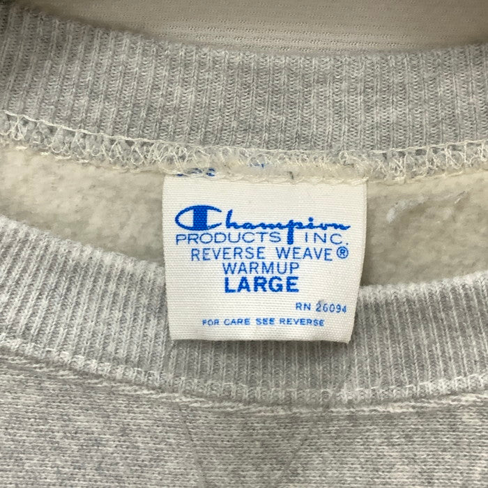 【中古品】【メンズ】 Champion チャンピオン C3-S008 REVERSE WEAVE 復刻 青タグ スウェット トップス ブランド 古着 リバースウィーブ 148-251012-gm-09-fuz サイズ：L カラー：グレー マルチカラー 万代Net店