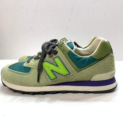 【中古美品】【メンズ】 NEW BALANCE ニューバランス STRAY RATS ML574RAU スニーカー 162-251206-gm-23-fuz サイズ：26.5cm カラー：グリーン 万代Net店
