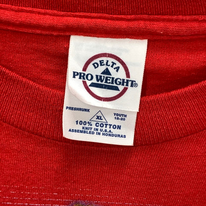 【中古品】【メンズ】 USED 00s TOY STORY CHARACTER TEE 半袖Tシャツ カットソー トップス ブランド 古着 145-250622-gm-28-fuz サイズ：XL カラー：レッド 万代Net店