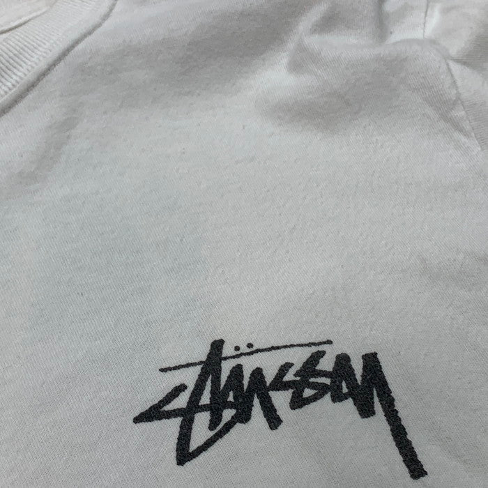 【現状渡し品】【メンズ】 STUSSY ステューシー 半袖Tシャツ ブランド 古着 142-251109-gm-22-fuz サイズ：M カラー：ホワイト 万代Net店