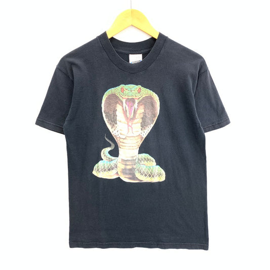 【中古品】【メンズ】 SCREEN STARS スクリーンスターズ 90s コブラ 半袖Tシャツ カットソー ブランド 古着 145-260308-gm-38-fuz サイズ：S カラー：ブラック 万代Net店