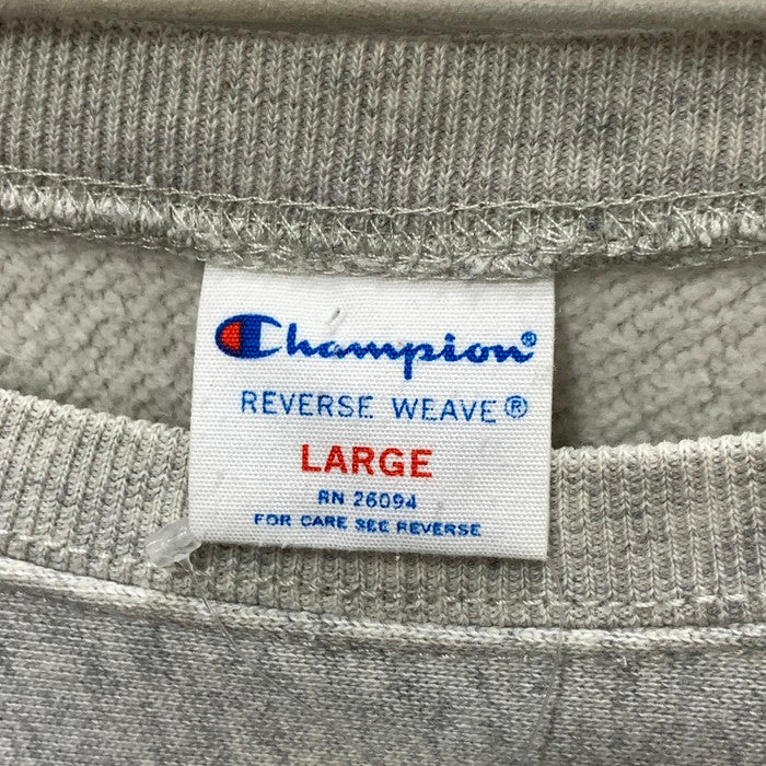 【中古品】【メンズ】 Champion チャンピオン スウェット トップス ブランド 古着 148-251012-gm-12-fuz サイズ：L カラー：グレー 万代Net店