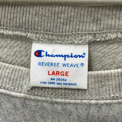 【中古品】【メンズ】 Champion チャンピオン スウェット トップス ブランド 古着 148-251012-gm-12-fuz サイズ：L カラー：グレー 万代Net店