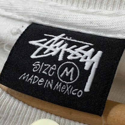 【現状渡し品】【メンズ】 STUSSY ステューシー 半袖Tシャツ ブランド 古着 142-251109-gm-22-fuz サイズ：M カラー：ホワイト 万代Net店