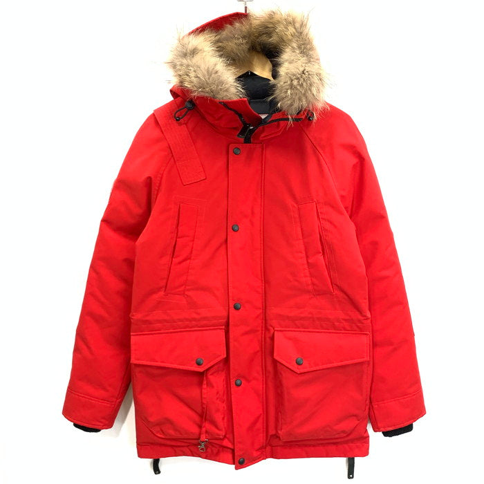 【中古品】【メンズ】 ARCTIC EXPLORER CHILL 1110121 ファー付きダウンジャケット アウター ブランド 古着 144-250518-gm-25-fuz サイズ：S カラー：レッド 万代Net店