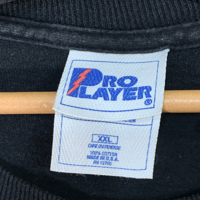 【中古品】【メンズ】 PROLAYER STEELERS 半袖Tシャツ カットソー ブランド 古着 145-260308-gm-40-fuz サイズ：XXL カラー：ブラック 万代Net店
