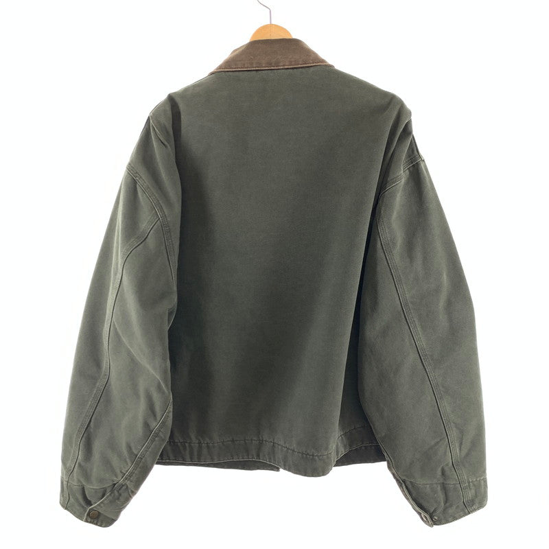 【中古品】【メンズ】 Carhartt カーハート J97 MOS DETROIT JACKET デトロイトジャケット アウター ブランド 古着 2004年製 145-260418-gm-33-fuz サイズ：3XL カラー：モスグリーン 万代Net店