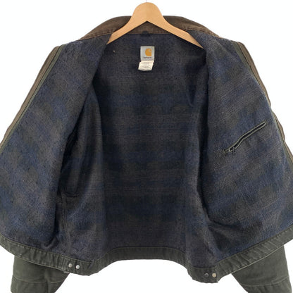 【中古品】【メンズ】 Carhartt カーハート J97 MOS DETROIT JACKET デトロイトジャケット アウター ブランド 古着 2004年製 145-260418-gm-33-fuz サイズ：3XL カラー：モスグリーン 万代Net店