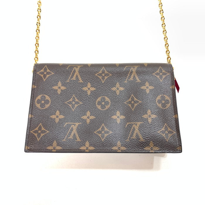 【中古品】【レディース】 LOUIS VUITTON ルイ・ヴィトン M67404 ポルトフォイユ フロール チェーンウォレット ブランド バッグ カバン 179-250517-gm-05-fuz カラー：ピンク 万代Net店