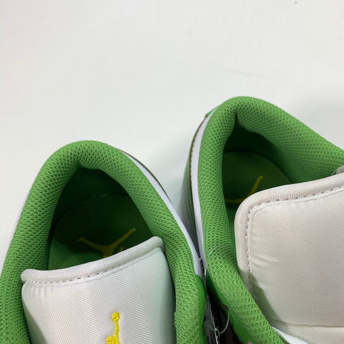 【中古美品】【メンズ】 NIKE ナイキ HF4823-100 AIR JORDAN 1 LOW SE "CHLOROPHYLL" エア ジョーダン 1 ロー スニーカー 160-250622-gm-36-fuz サイズ：27cm カラー：ライムグリーン 万代Net店