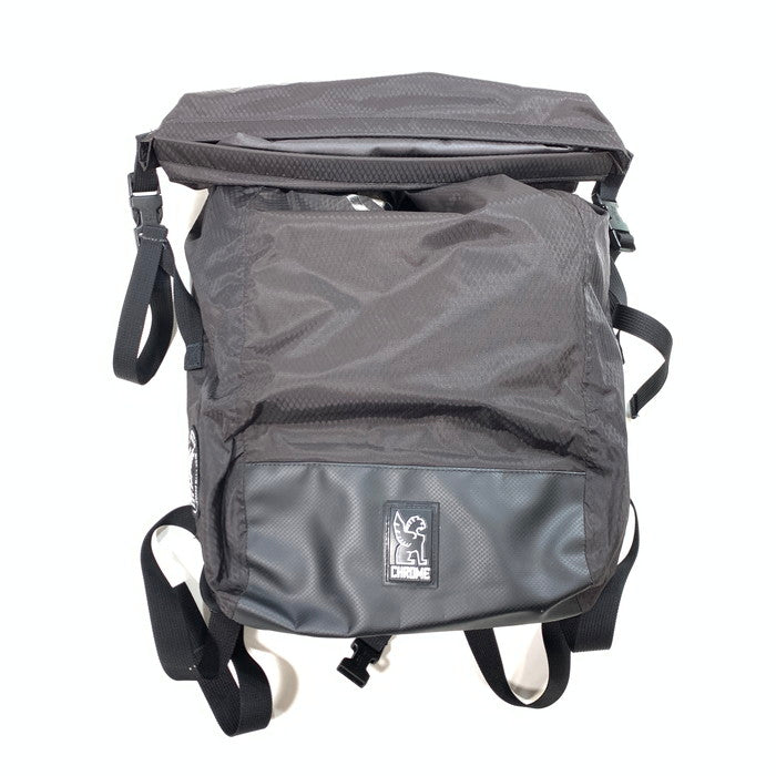 【中古品】【メンズ】 X-girl エックスガール CHROME コラボ バックパック リュック ブランド カバン 188-250518-gm-40-fuz カラー：ブラック 万代Net店