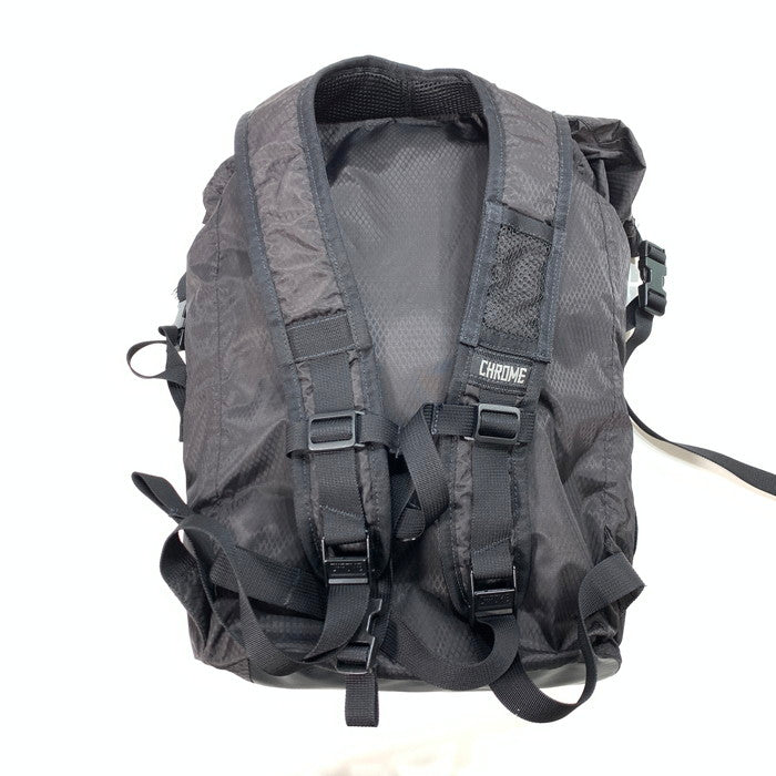 【中古品】【メンズ】 X-girl エックスガール CHROME コラボ バックパック リュック ブランド カバン 188-250518-gm-40-fuz カラー：ブラック 万代Net店