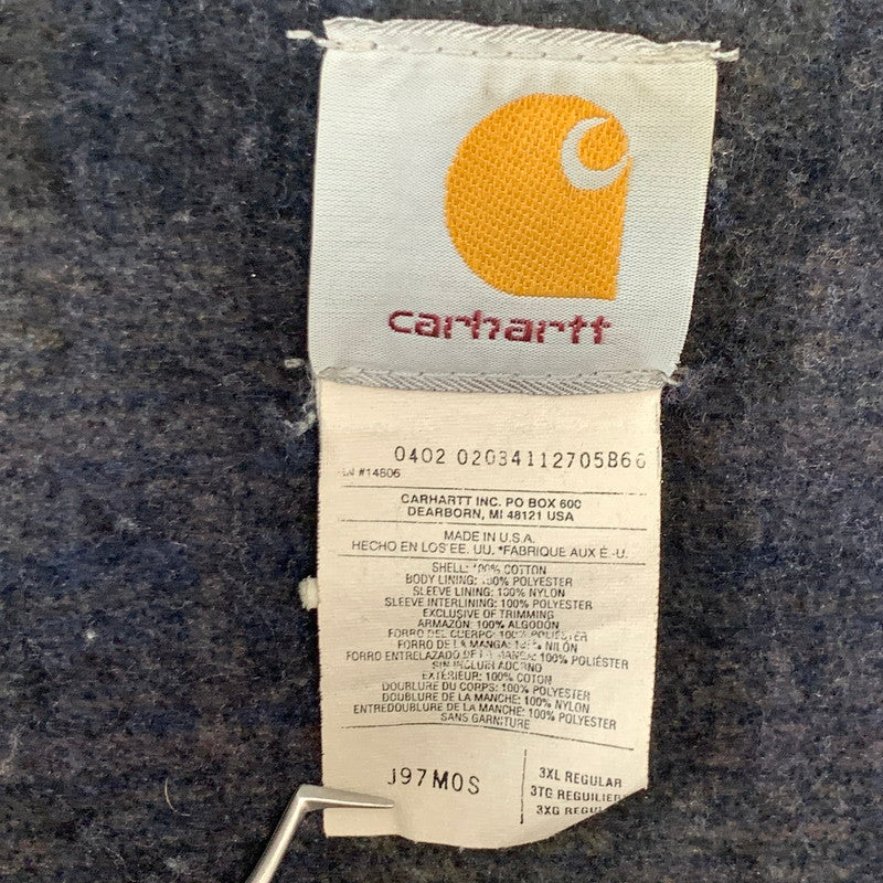 【中古品】【メンズ】 Carhartt カーハート J97 MOS DETROIT JACKET デトロイトジャケット アウター ブランド 古着 2004年製 145-260418-gm-33-fuz サイズ：3XL カラー：モスグリーン 万代Net店