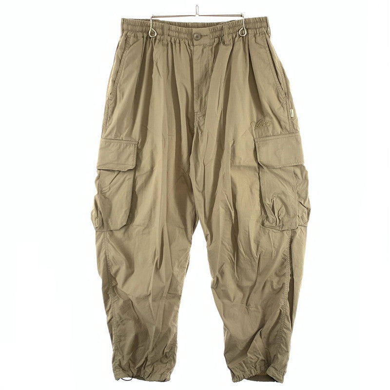 【中古品】【メンズ】 KEBOZ ケボズ カーゴパンツ ボトムス ブランド 古着 153-260418-gm-31-fuz サイズ：XL カラー：ベージュ 万代Net店