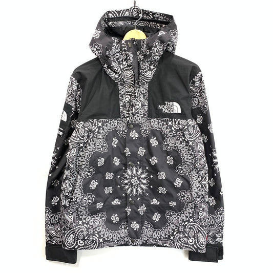 【中古品】【メンズ】 Supreme シュプリーム THE NORTH FACE NP514001 BANDANA MOUNTAIN JACKET マウンテンジャケット ブランド 古着 149-251214-gm-31-fuz サイズ：S カラー：ブラック 万代Net店