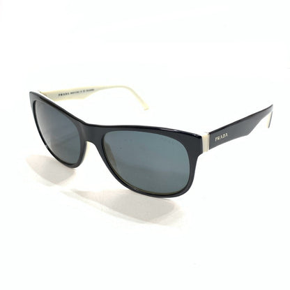 【中古品】【メンズ/レディース】 PRADA プラダ SPR24L サングラス 183-251213-gm-09-fuz カラー：ブラック ホワイト 万代Net店