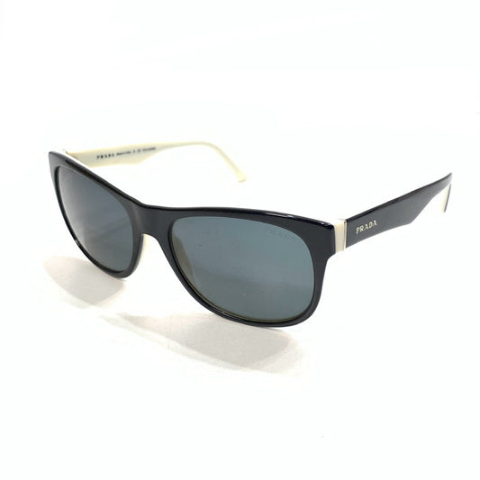 【中古品】【メンズ/レディース】 PRADA プラダ SPR24L サングラス 183-251213-gm-09-fuz カラー：ブラック ホワイト 万代Net店