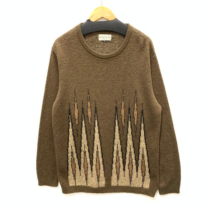 【中古品】【メンズ】 WESTRIDE ウエストライド BACKGAMMON CREW KNIT ニット セーター トップス ブランド 古着 145-251012-gm-18-fuz サイズ：XL カラー：ブラウン 万代Net店